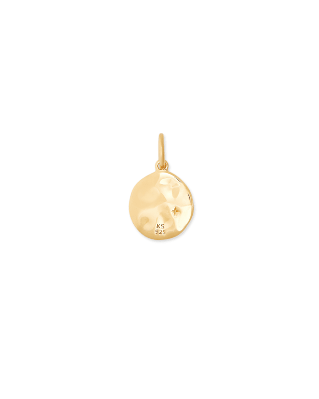 Celestial Coin Charm in 18k Gold Vermeil image number 1.0